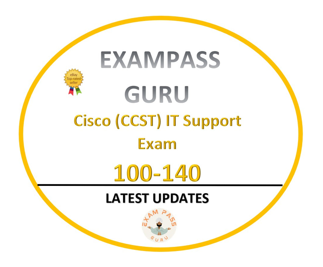 100-140 Cisco (CCST) IT Support Exam! 42QA