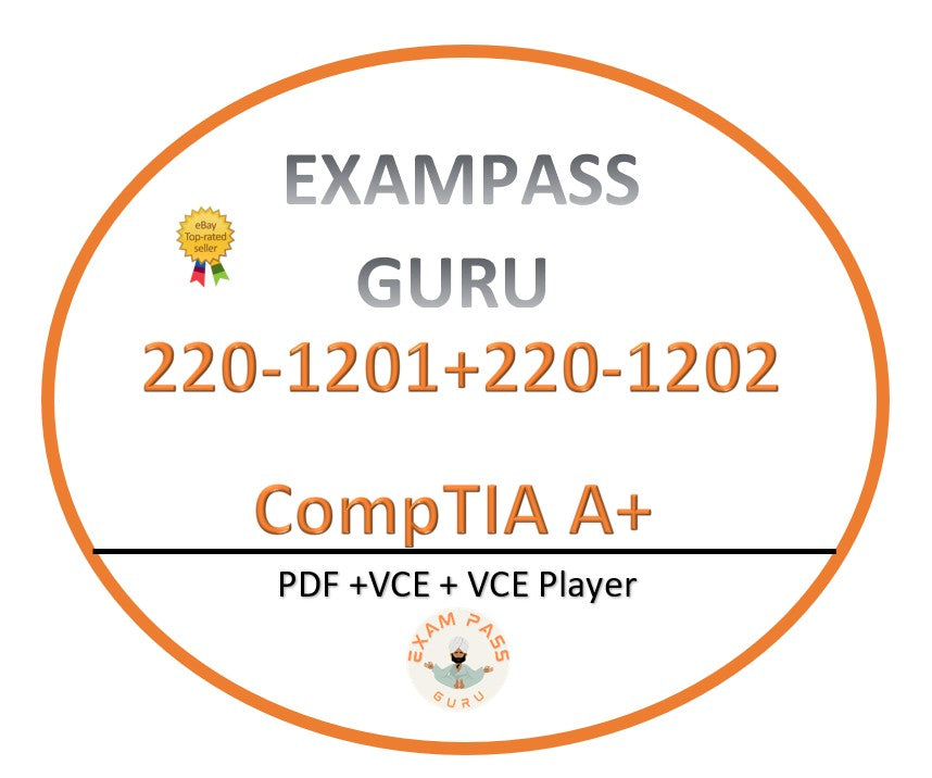 220-1201+220-1202 CompTIA A+ ! 142 & 75QA!