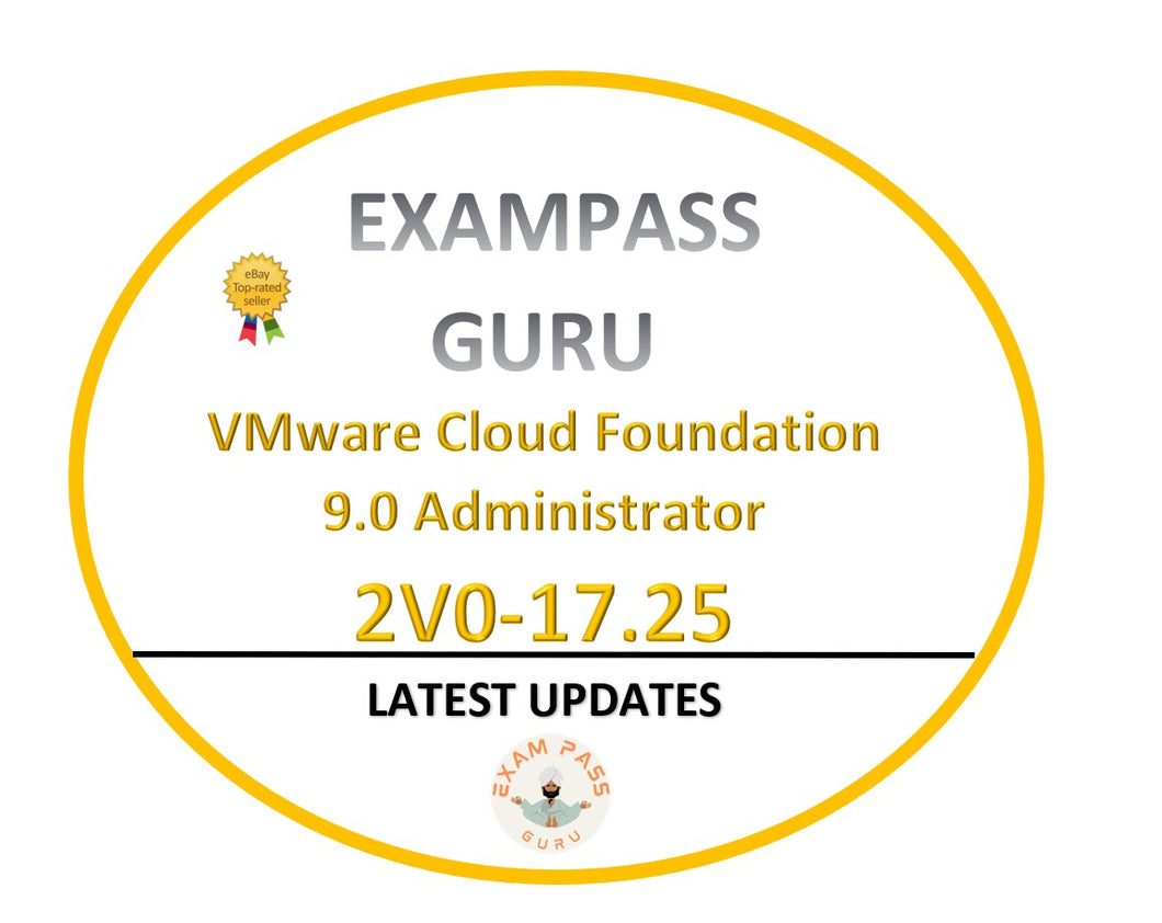 2V0-17.25 Cloud Foundation 9.0 Administrator Exam !60QA!