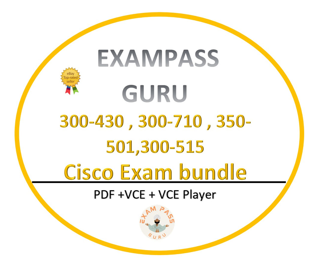 300-430-300-710-350-501-300-515 Cisco Exam bundle