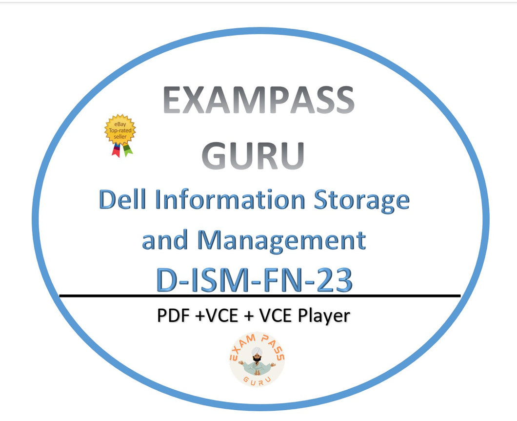 D-ISM-FN-23 EMC Information Storage and Management Foundations