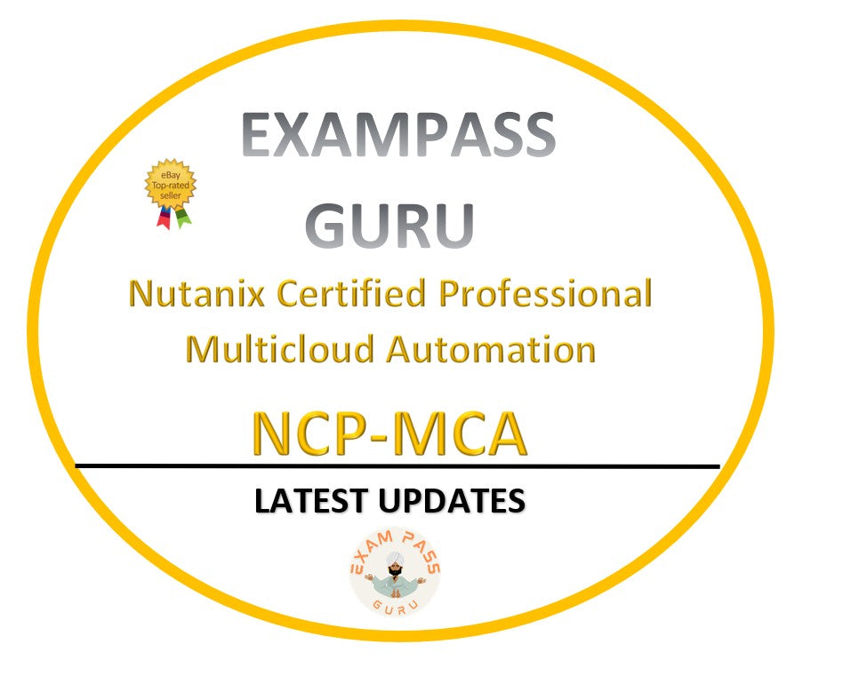 NCP-MCA Certified Professional Multicloud Automation Exam !183QA!