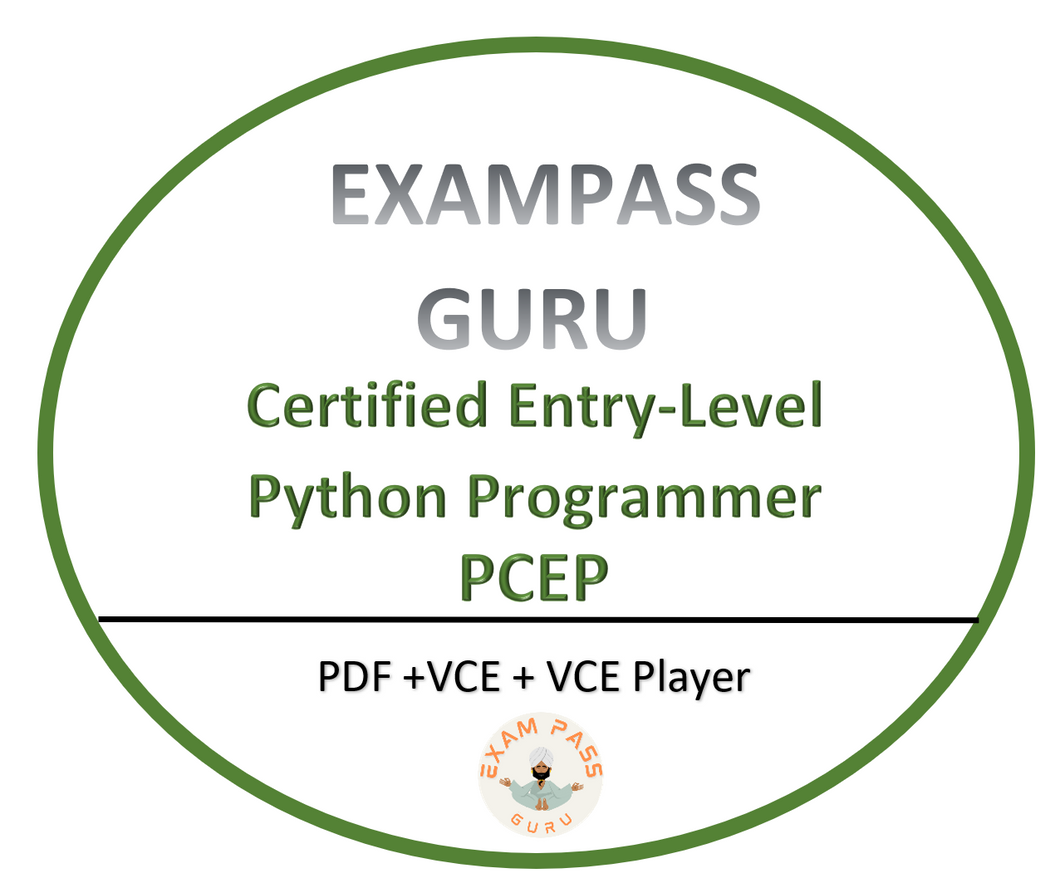 PCEP - Certified Entry-Level Python Programmer Exam