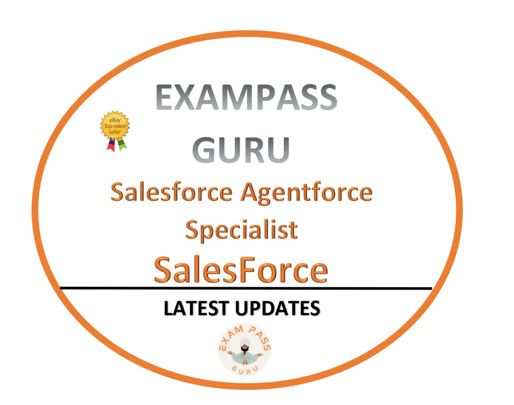 Salesforce Certified Agentforce Specialist Exam!202 QA!