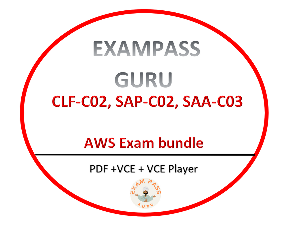 CLF-C02, SAP-C02, SAA-C03 Exam bundle!