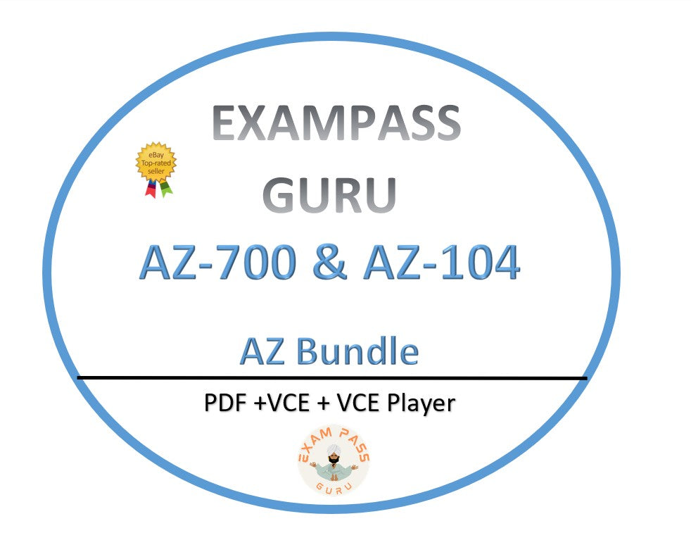 AZ-700 + AZ-104 exam bundle ! 262 + 600 QA!FREE UPDATES