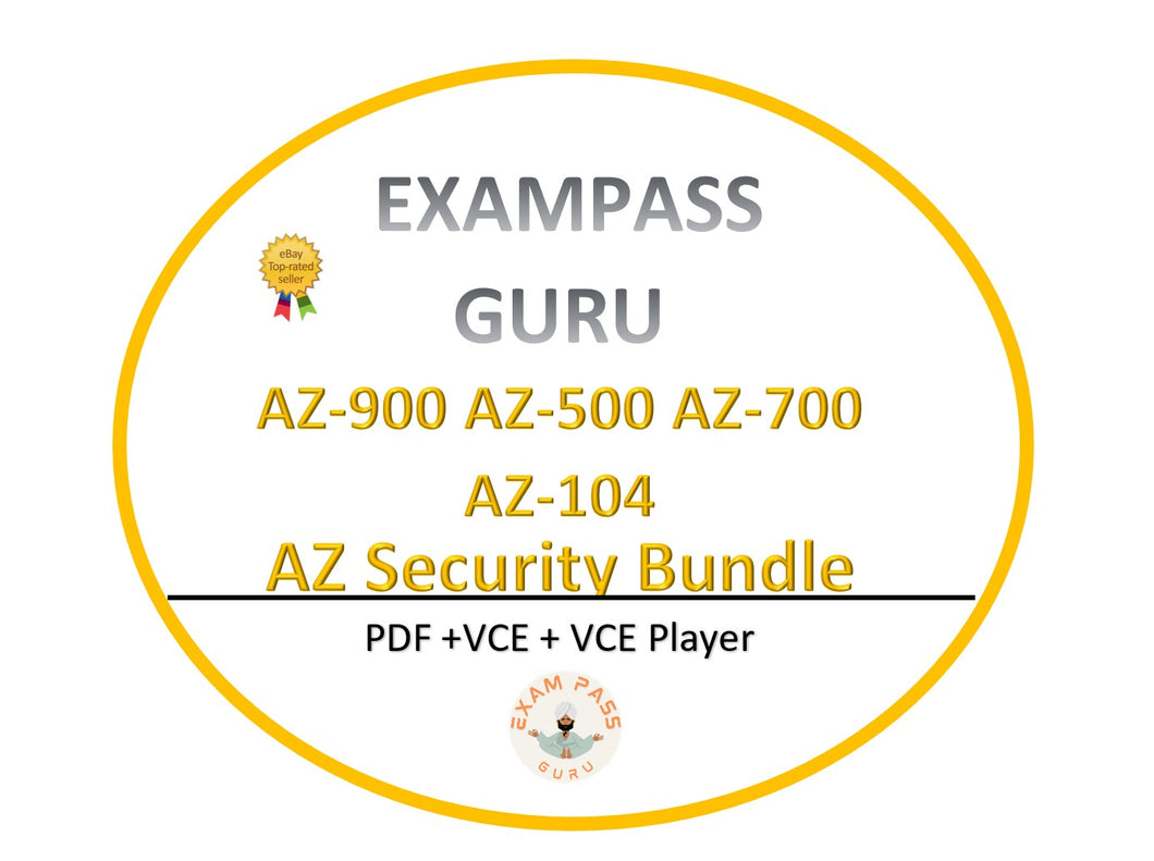 AZ-900 AZ-500 AZ-700 AZ-104! Azure Exams Bundle