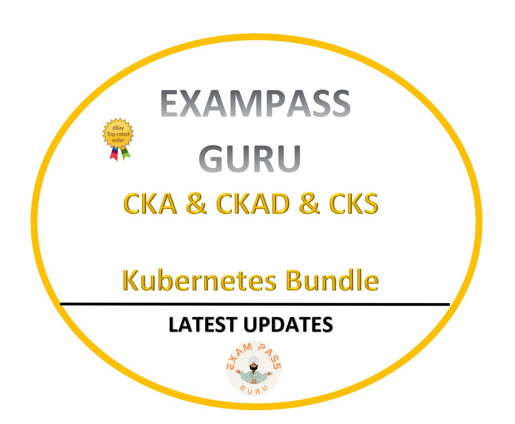 CKA CKAD CKS Kubernetes Exam bundle! 125 & 120 & 50QA