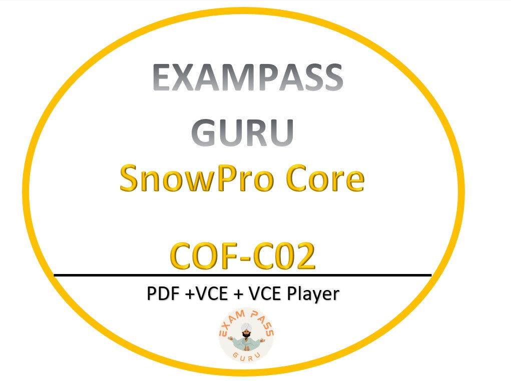 COF-C02 SnowPro Core Exam! 337 Questions!!