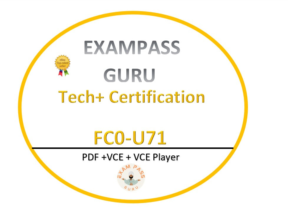 FC0-U71 Tech+ Certification Exam! 108 QA!