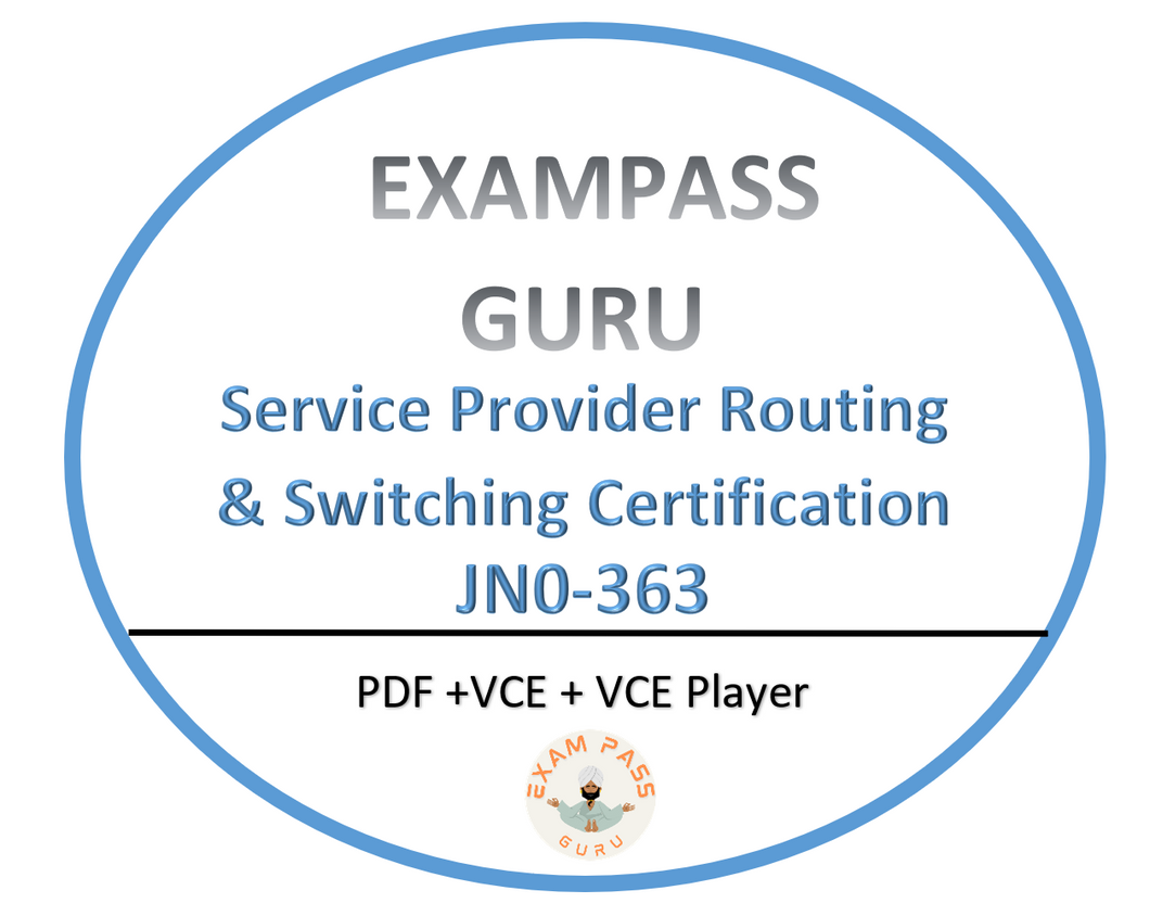 JN0-363 Service Provider Routing and Switching Specialist Exam! 82QA