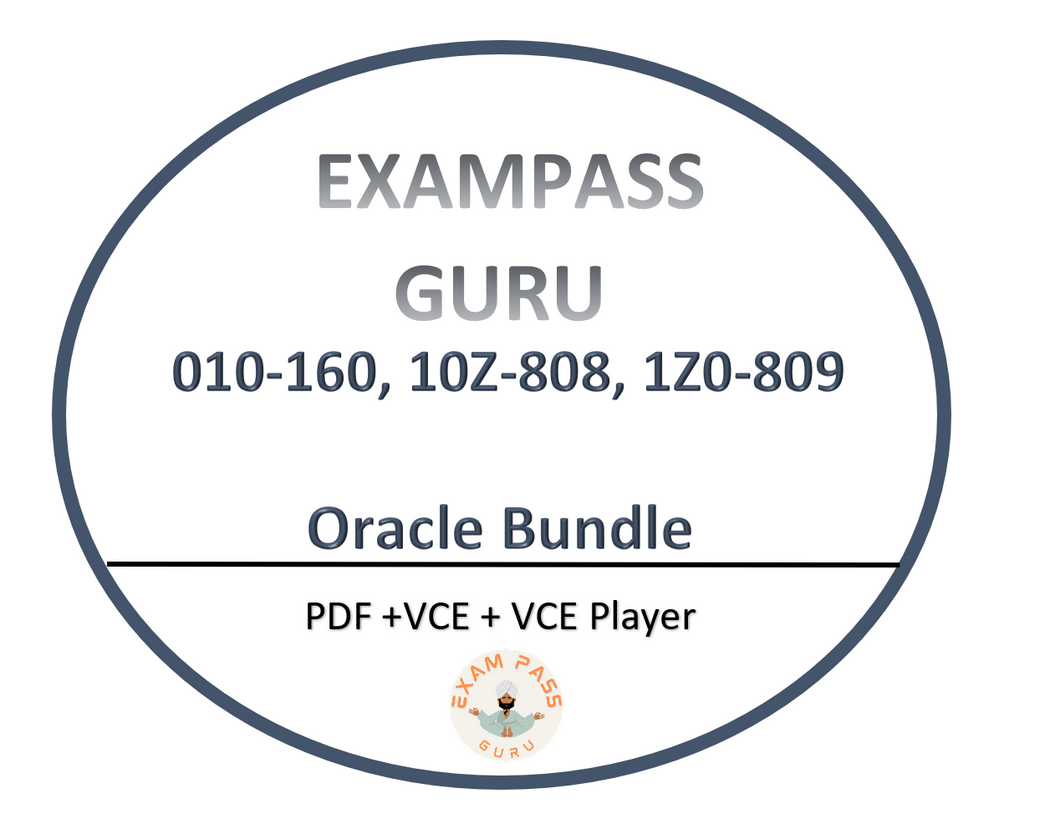 010-160 & 1Z0-808 & 1Z0-809! 80 & 238 & 207 QA