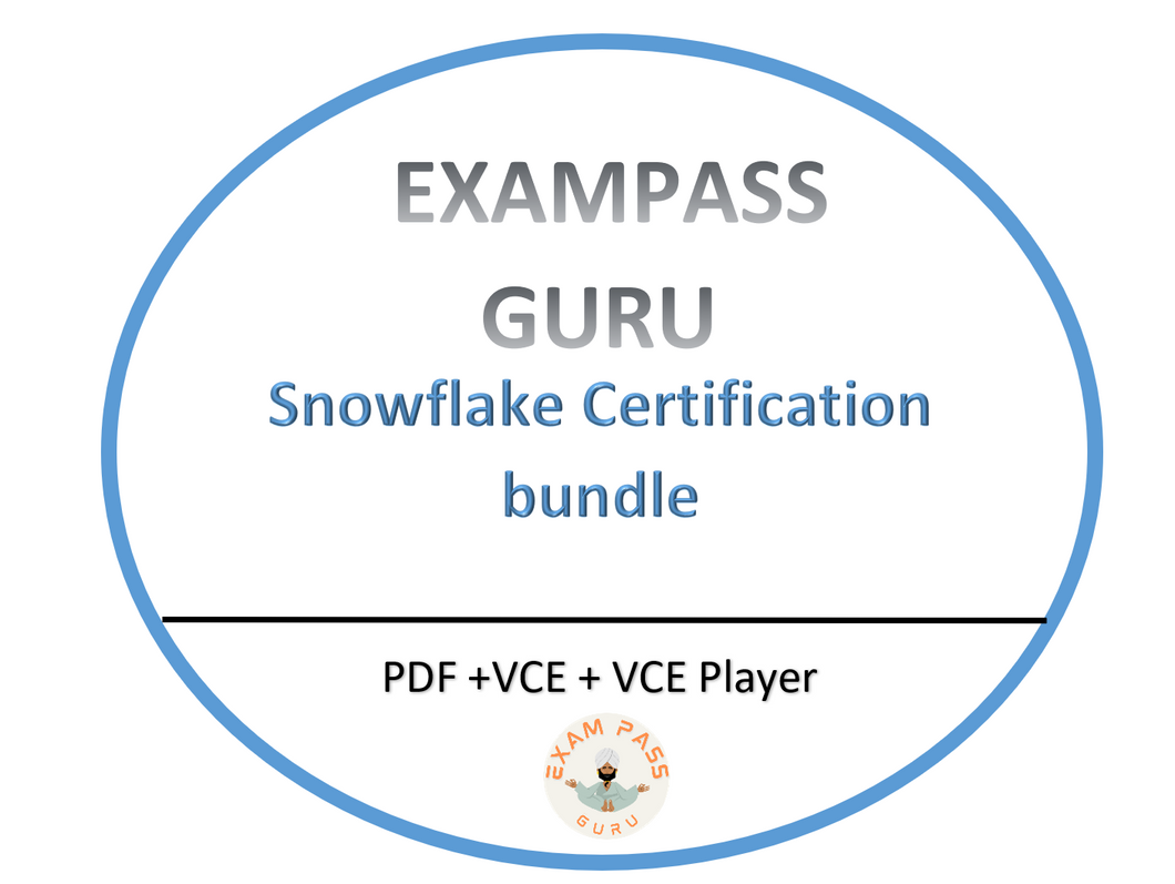 Snowflake certifications bundle